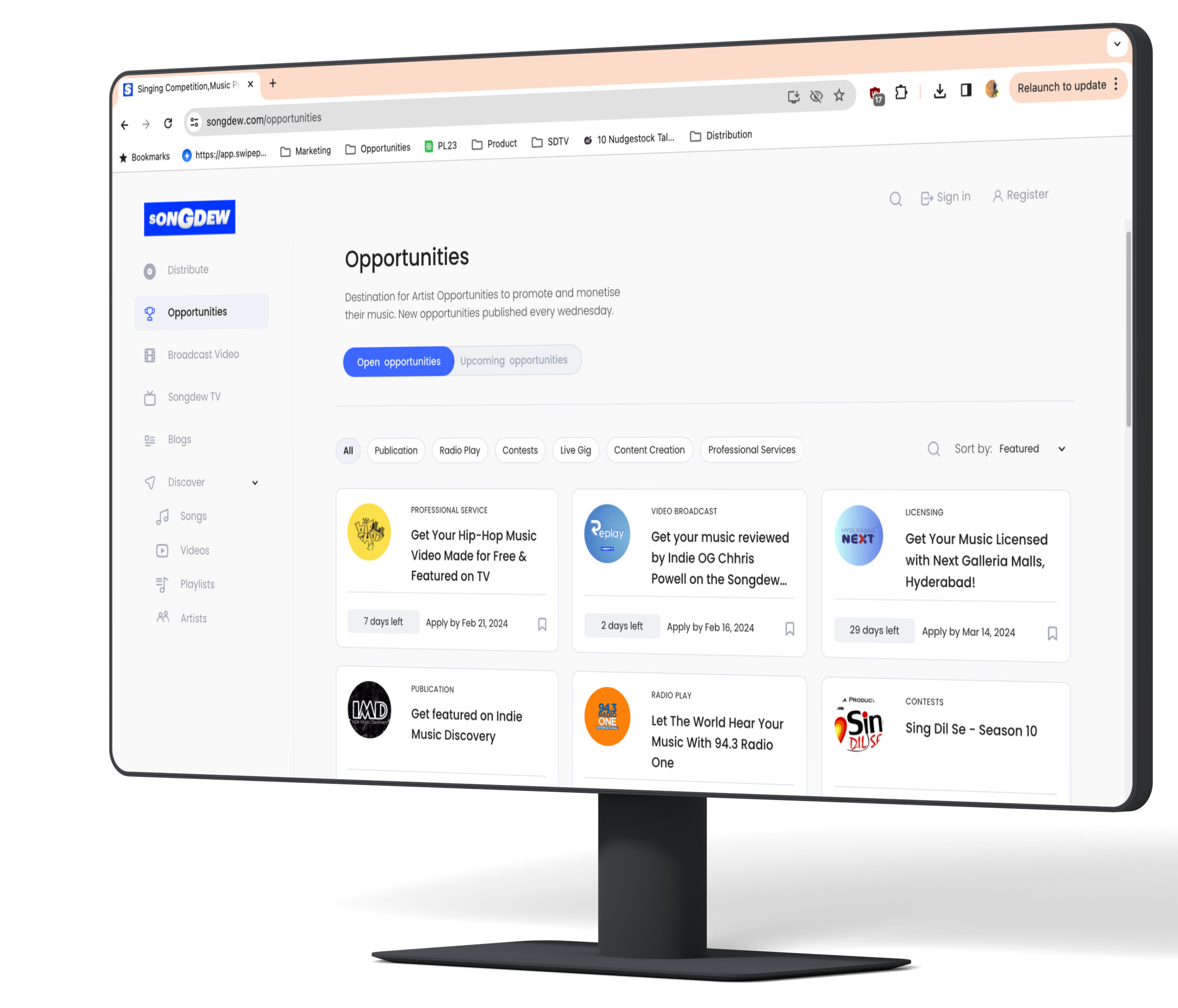 Content Creation Songdew Com